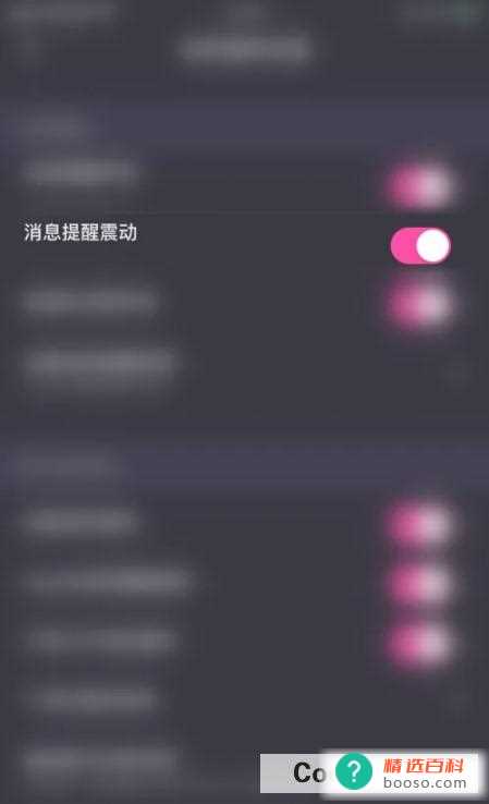 如何开启嗒恋消息提醒震动