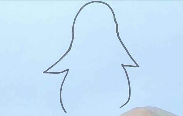 企鹅简笔画 简笔画企鹅的画法