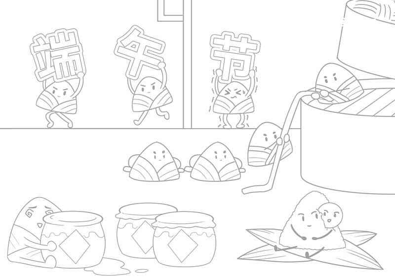 端午节简单图画 端午节简笔画
