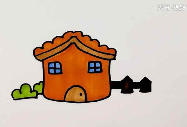 房屋简笔画(家居装修设计施工步骤图)