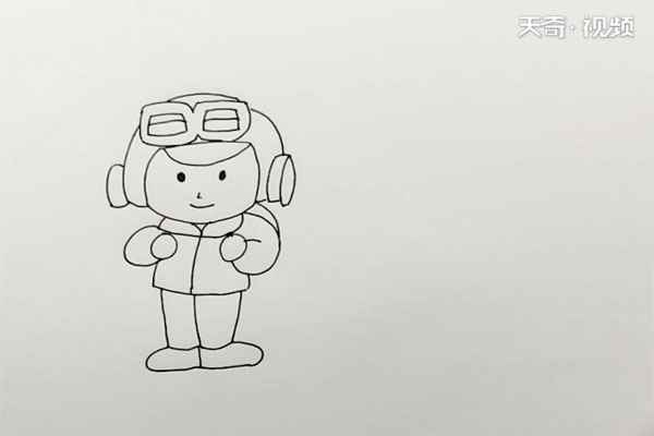飞行员简笔画(飞行员的头部是什么意思)