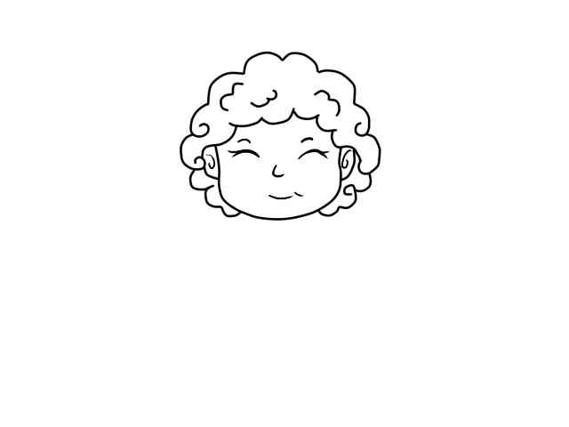 奶奶简笔画(美容美体培训学校哪个好)