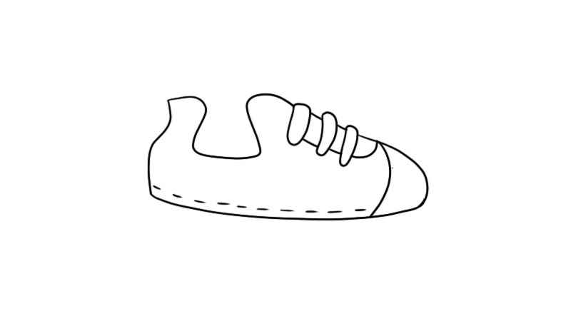 鞋子简笔画的步骤(如何描绘出鞋子的轮廓)