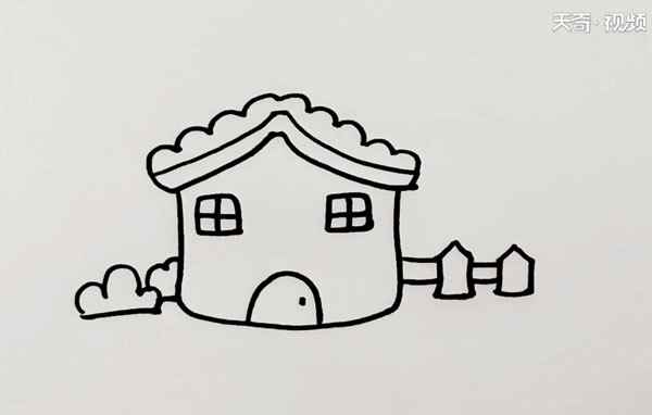 房屋简笔画(家居装修设计施工步骤图)