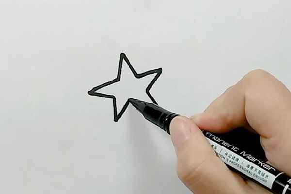 五角星怎么画 五角星简笔画