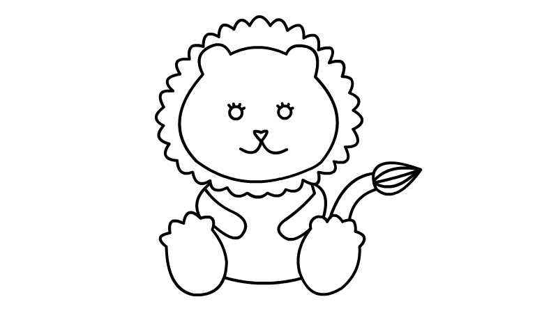 小狮子简笔画(如何画出小狮子的头部)