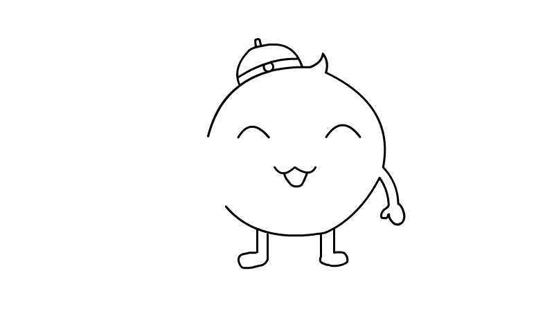 卡通汤圆简笔画(如何画出汤圆圆的身体)