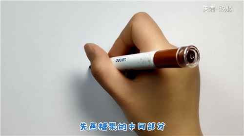 糖果简笔画(糖果的中间怎么加一些)