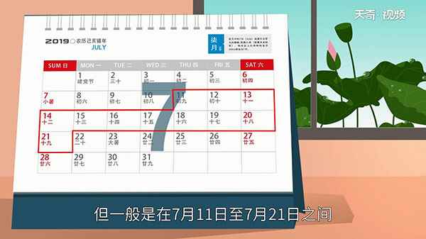 什么叫入伏(入伏意思就是进入三伏天)