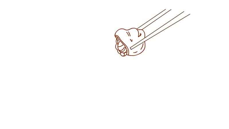 饺子简笔画(饺子简笔画带盘子)
