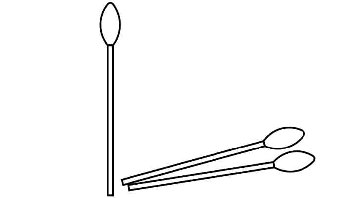 棉签画图片简笔画(画棉签棍的轮廓有哪些)