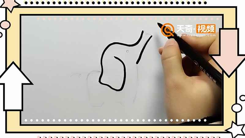 大象怎么画(铅笔描出大象的形象有哪些)