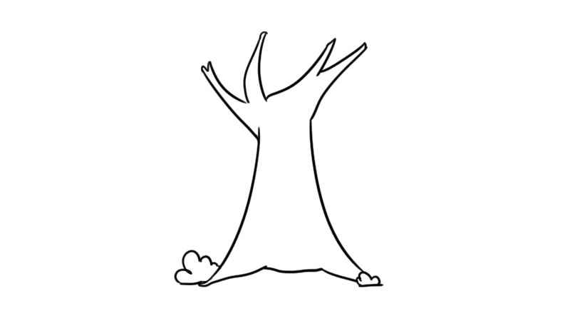 樱花树简笔画(大厨的树干部分有哪些)