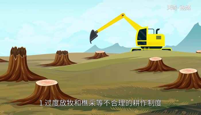 黄土高原水土流失的原因有自然原因和人为原因