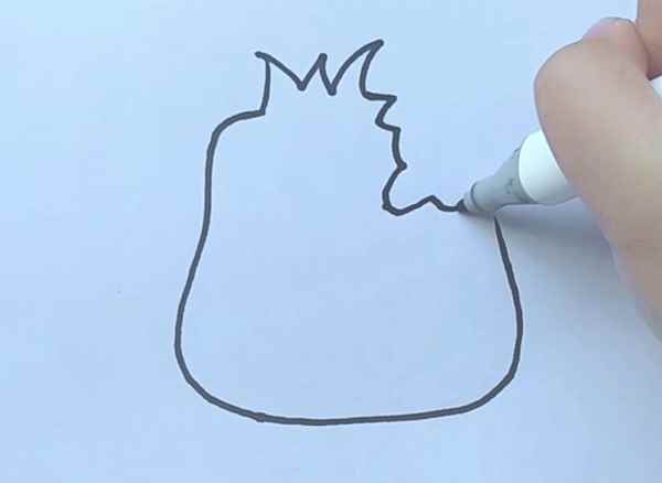 石榴简笔画(石榴籽的形状有哪些怎么画)