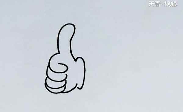 大拇指简笔画(手指和手掌的区别是什么)