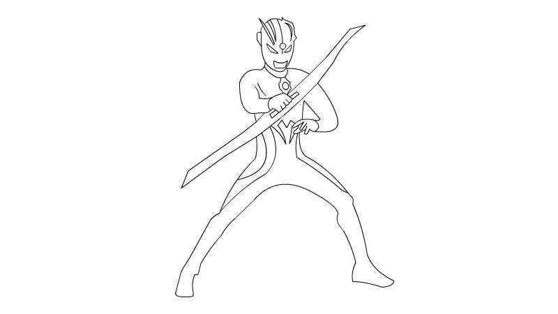 赛罗简笔画(画出赛罗的头部有哪些)