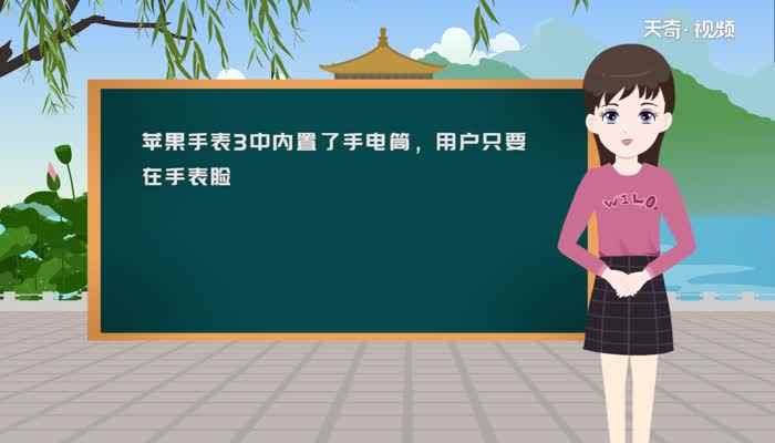 苹果手表3代功能介绍(苹果手表3的使用小技巧)