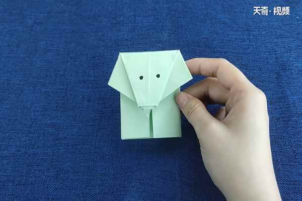大象的折法(小尖角分层折叠好怎么办)