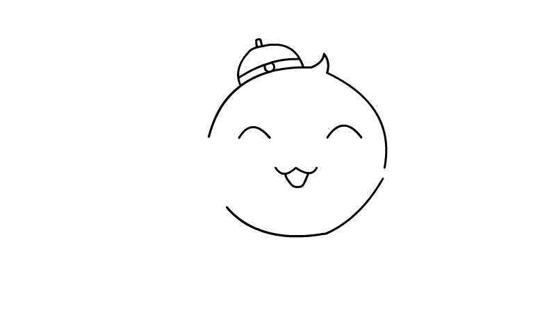 卡通汤圆简笔画(如何画出汤圆圆的身体)