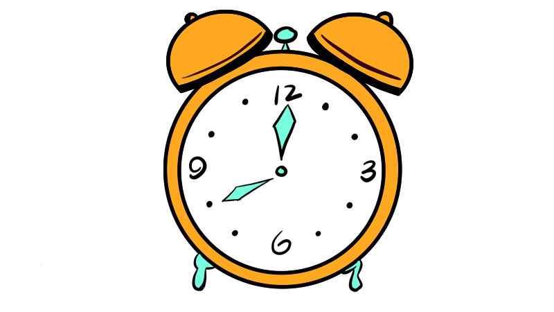 闹钟简笔画(画出闹钟的闹铃怎么办)