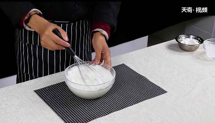 芙蓉糕的做法(电动打蛋器怎么做好吃)