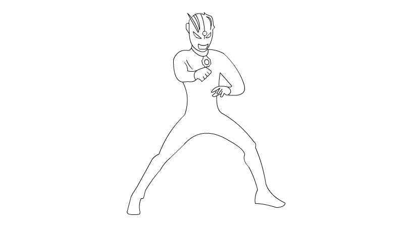 赛罗简笔画(画出赛罗的头部有哪些)