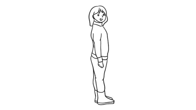 侧面人物简笔画怎么画(画出人物的头是什么意思)