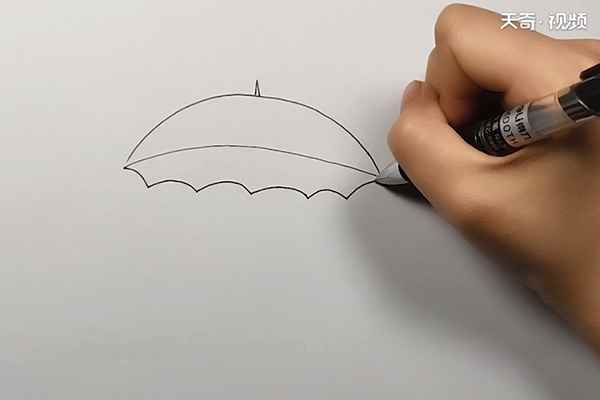 伞简笔画(伞简笔画简单又漂亮)