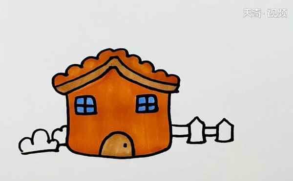 房屋简笔画(家居装修设计施工步骤图)