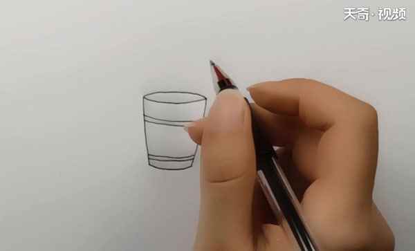 水杯简笔画