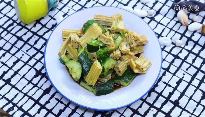 凉拌腐竹黄瓜怎么做(腐竹怎么做好吃)