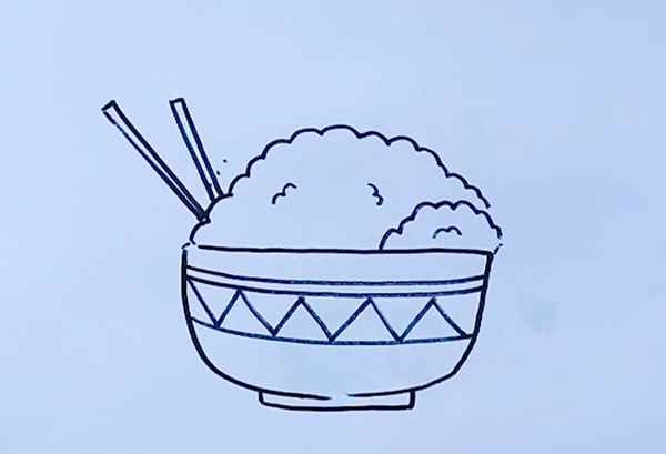 米饭的简笔画  米饭简笔画