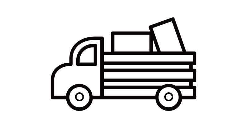 卡车简笔画教程，卡车简笔画画法(卡车涂上颜色就完成了)