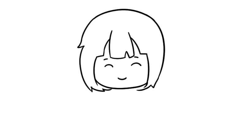 12星座简笔画天蝎座怎么画(天蝎座的画出发型和表情)