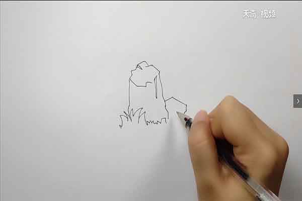 石头简笔画(如何画出石头的棱角和线条)