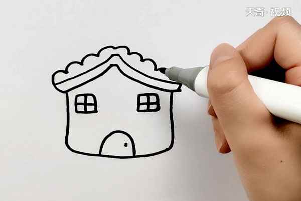 房屋简笔画(家居装修设计施工步骤图)