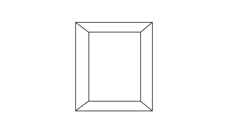 相框简笔画(如何画出一个相框的线条)