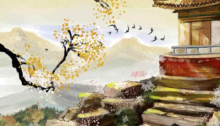 山行全文解释(描写秋天的诗词)