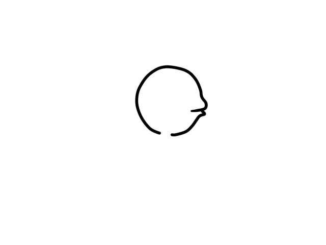 金鱼简笔画(画出金鱼的头是什么意思)