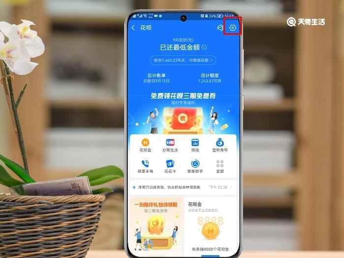 花呗账单日在哪里查看(支付宝10.2)