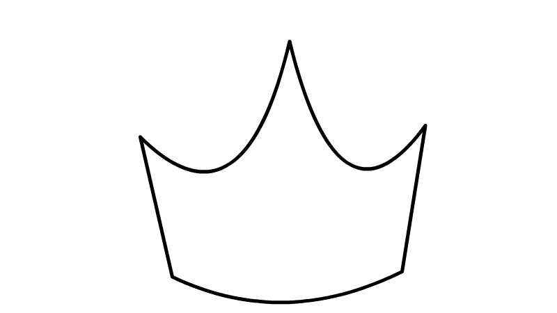 皇冠简笔画画法(皇冠中间画出菱形的颜色)