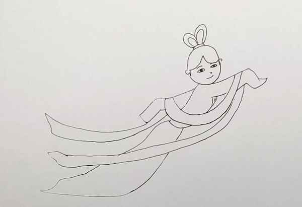 嫦娥简笔画 嫦娥怎么画