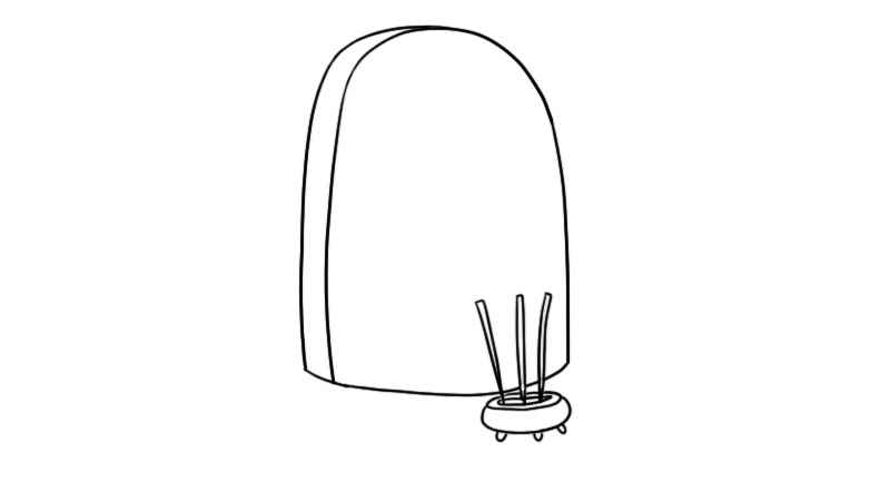 清明简笔画墓碑怎么画(墓碑怎么设计有什么技巧吗)