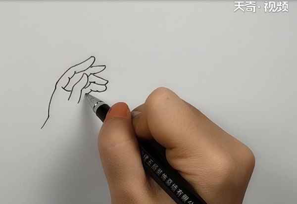 手简笔画(手腕上的肉黄色是什么意思)