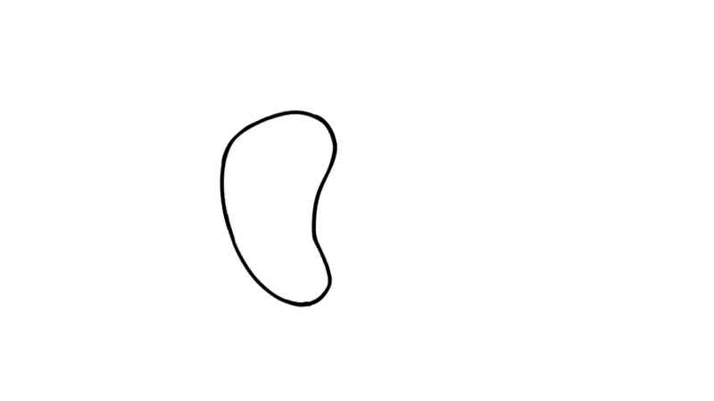 脚印简笔画 脚印怎么画