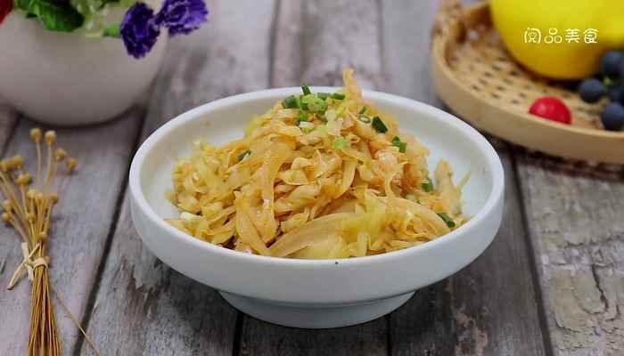 凉拌包菜丝的做法(小葱切葱花做法步骤详解)