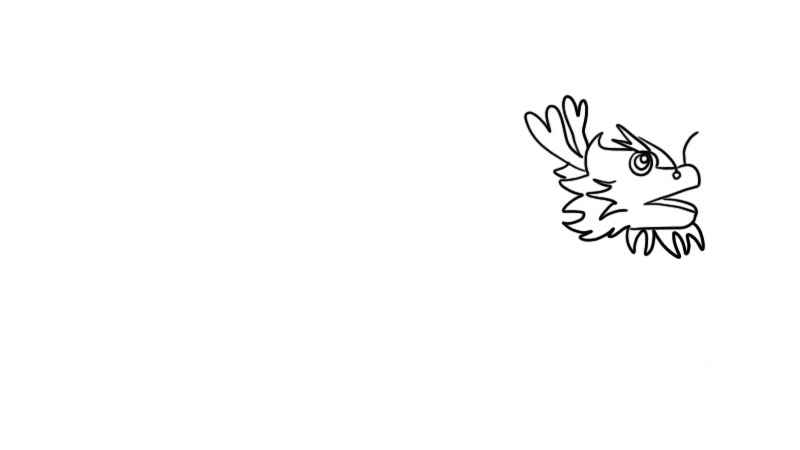 赛龙舟图片简笔画(龙舟图案和龙舟上的粽子)