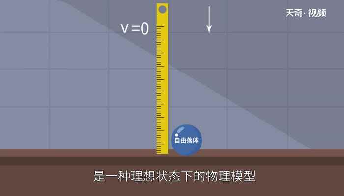 自由落体运动的公式 自由落体运动公式总结