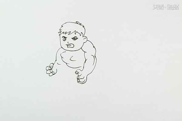 绿巨人简笔画 绿巨人简笔画怎么画